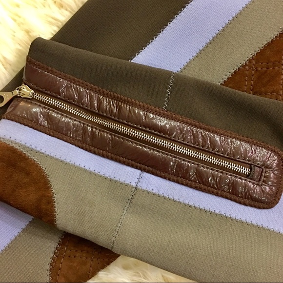 MARC JACOBS Rare Designer Colorblock Ankle Zip Riding Moto Pants NWOT Mi… - Picture 6 of 8